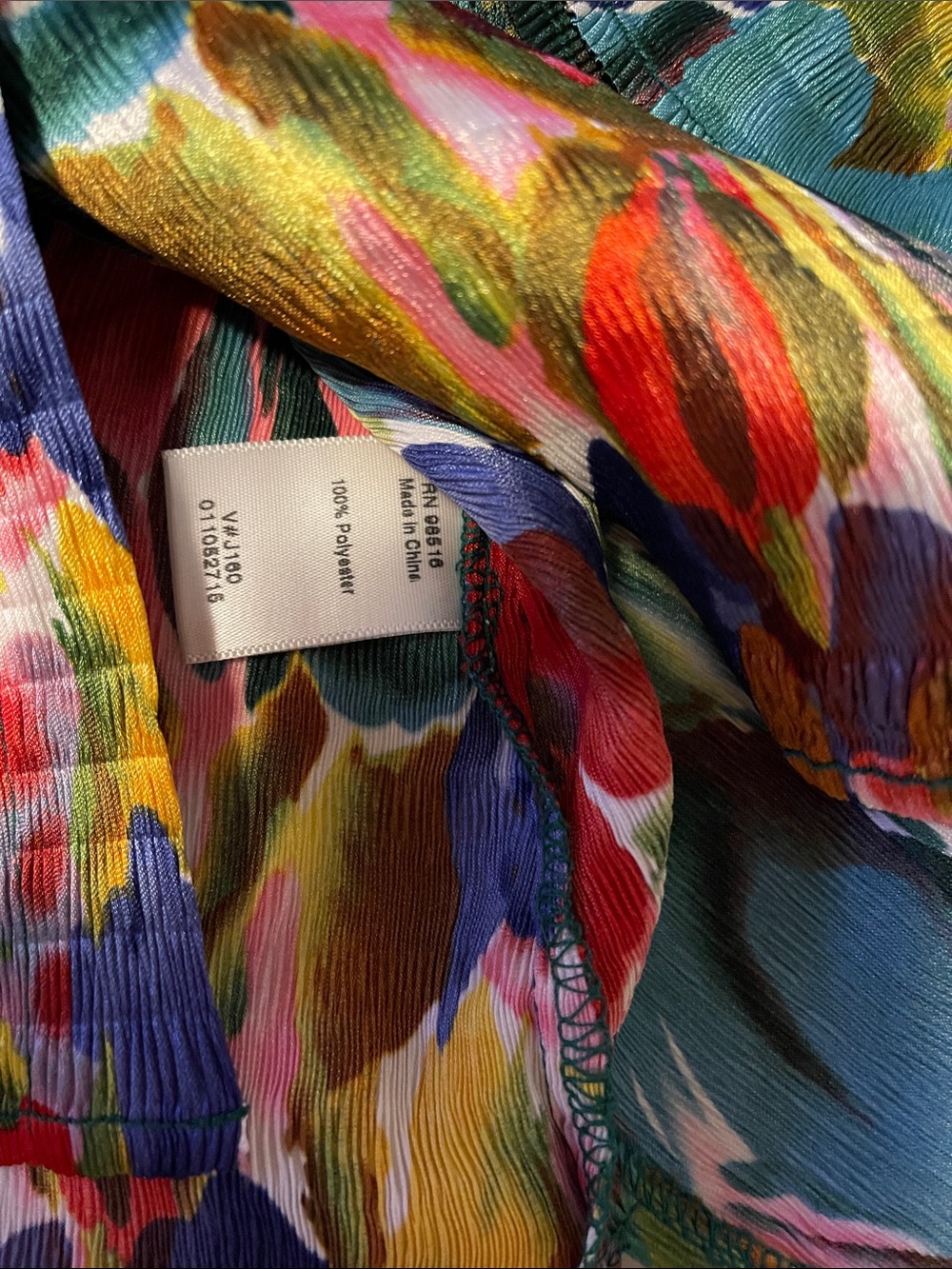 Coldwater Creek Multicolor Floral Button-Down Shirt - Picture 3 of 5